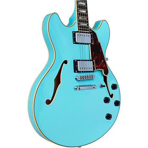 D'Angelico Premier DC Semi-Hollow Electric Guitar Dark Iced Tea Burst