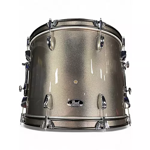 Used Pearl 5 Piece ROADSHOW Silver Drum Kit Silver