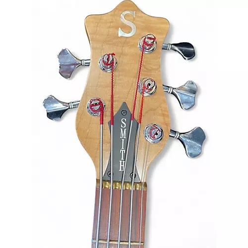 Used Ken Smith BSR5 5 String solid maple  Electric Bass Guitar solid maple