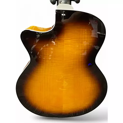 Used 2010s Guild F-2512 CE Deluxe 2 Color Sunburst 12 String Acoustic Guitar 2 Color Sunburst