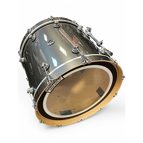 Used DW 4 Piece Performance Series Gunmetal Gray Drum Kit Gunmetal Gray