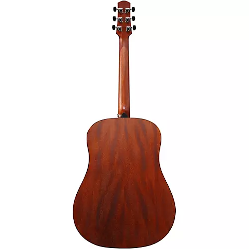 Ibanez AAD100E Advanced Acoustic Solid Top Dreadnought Guitar Open Pore Satin Natural