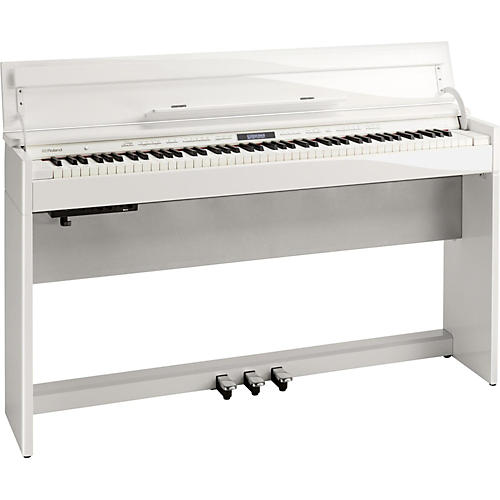 Roland DP603 Digital Home Piano Polished White White