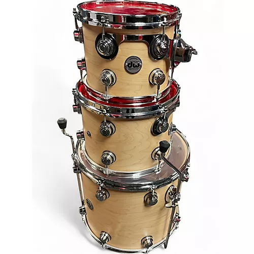 Used DW 4 Piece COLLECTORS SERIES Natural Drum Kit Natural