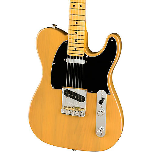 Fender American Professional II Telecaster Maple Fingerboard Electric Guitar Butterscotch Blonde