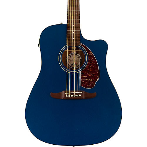 Fender California Redondo Player Acoustic-Electric Guitar Candy Apple Red