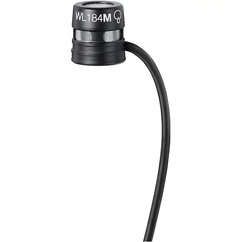 Shure WL184m Supercardioid Condenser Lavalier With LEMO Termination Black