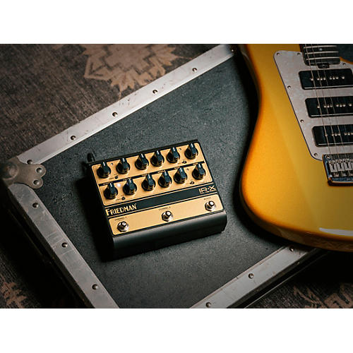 Friedman IR-X Dual-Tube Preamp DI+IR Dual-Channel 12AX7 Tubes Effects Pedal Black