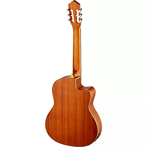 Ortega Family Series Pro RCE131 Acoustic-Electric Left-Handed Classical Guitar Satin Natural