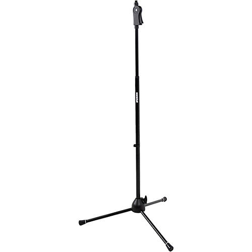 Shure Deluxe Tripod Mic Stand with Pistol Grip One-Handed Clutch Black