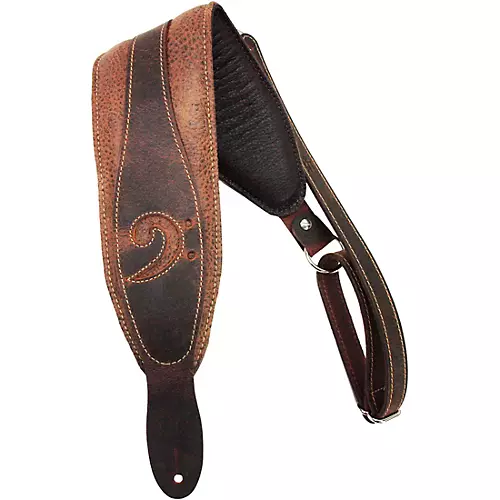 LM Products X-Clef Worn Edition Bass Strap Black 3.5 in.