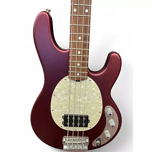 Used Ernie Ball Music Man Stingray SUB Bass Wine Red Electric Bass Guitar Wine Red
