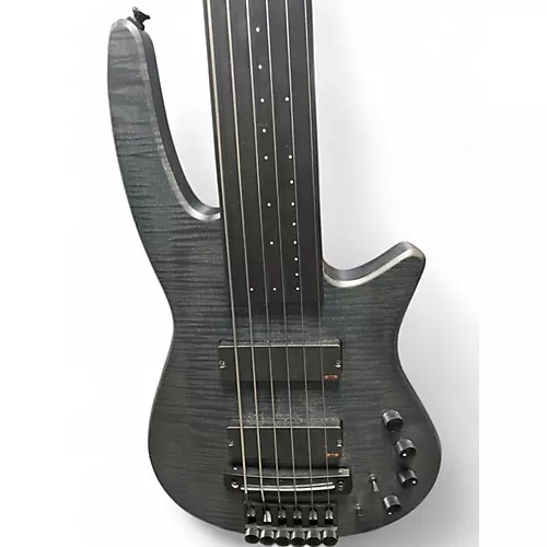 Used NS Design CR6 Charcoal SATIN Electric Bass Guitar Charcoal SATIN