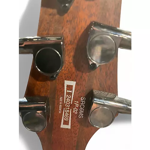 Used Ibanez SRC6MS Black Stained Burst Electric Bass Guitar Black Stained Burst