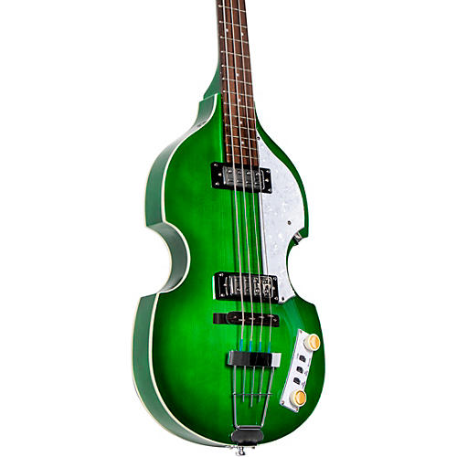 Hofner Ignition Series Short-Scale Violin Bass Guitar Green Burst