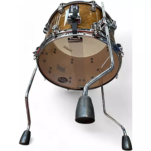 Used TAMA 14X10 S.L.P. Duo Birch Transparent Mocha Drum Transparent Mocha 217