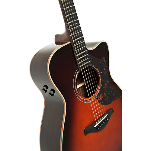 Yamaha A-Series AC3R Concert Cutaway Acoustic-Electric Guitar Tobacco Brown Sunburst