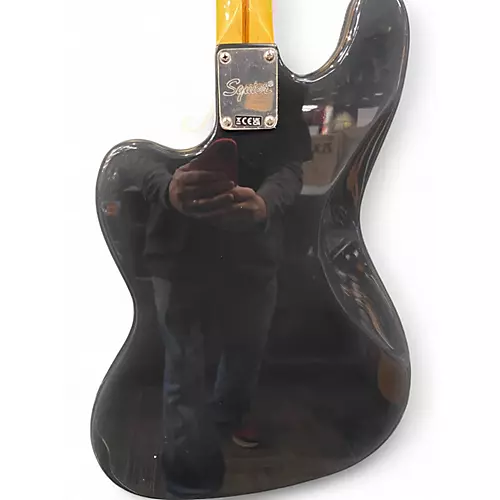 Used Squier CLASSIC VIBE BASS VI Black Electric Bass Guitar Black