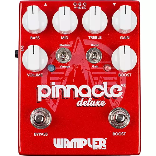 Wampler Pinnacle Deluxe v2 Distortion Pedal