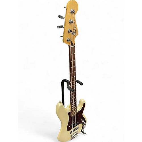 Used Fender Player Plus Active Precision Bass Olympic Pearl Electric Bass Guitar Olympic Pearl