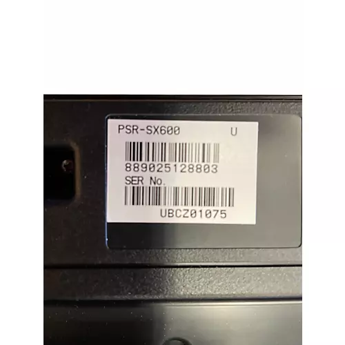 Used Yamaha PSRSX600 Digital Piano