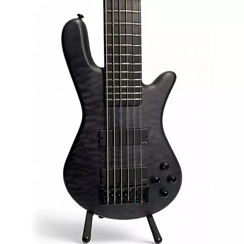 Used Spector NS Pulse 6 Black Stain Electric Bass Guitar Black Stain