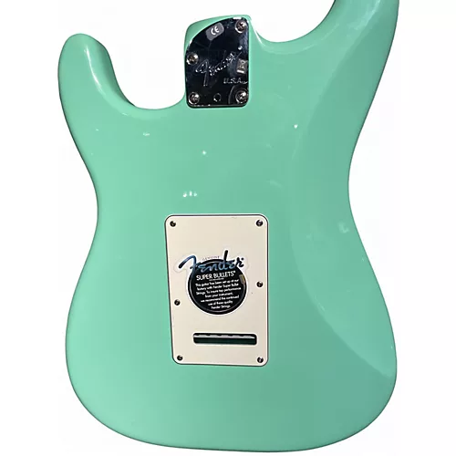 Used Fender Artist Series Jeff Beck Stratocaster Surf Green Solid Body Electric Guitar Surf Green