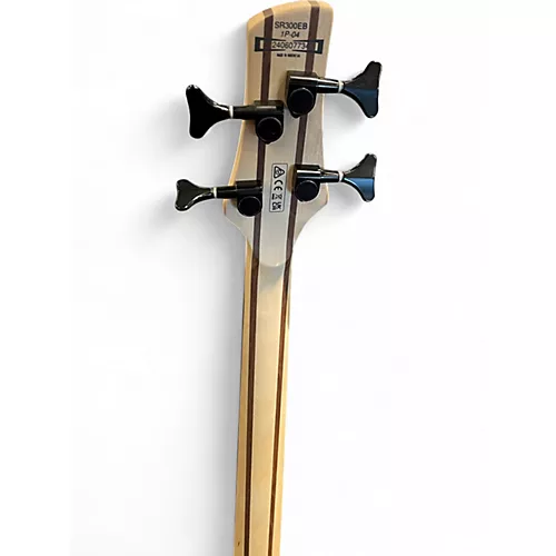 Used Ibanez SR300 Black Electric Bass Guitar Black