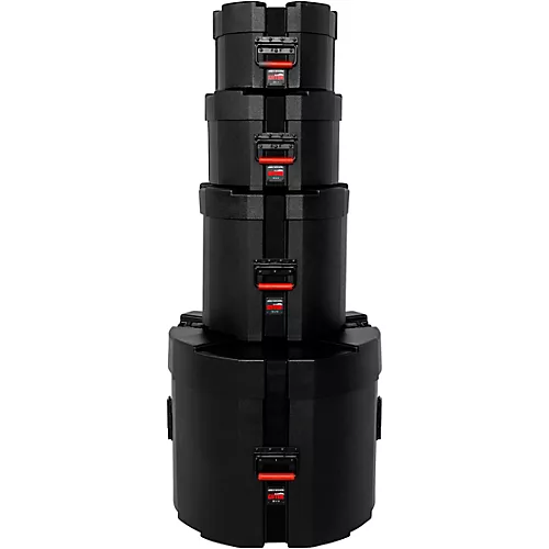 Gator Grooves Jazz Fusion Drum Case Pack Black