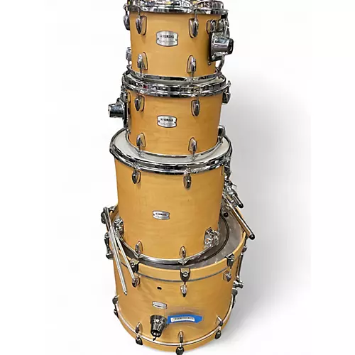 Used Yamaha 4 Piece Tour Custom Natural Drum Kit Natural