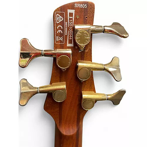 Used Ibanez SR805 5 String AGED WHISKEY BURST Electric Bass Guitar AGED WHISKEY BURST