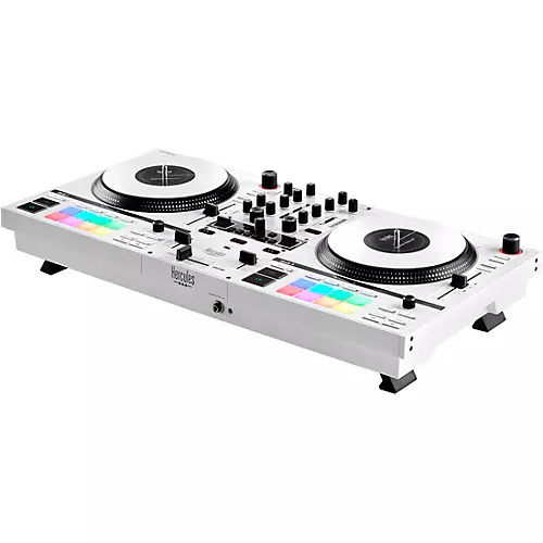 Hercules DJ DJControl Inpulse T7 2-Channel Motorized DJ Controller in Limited-Edition White White
