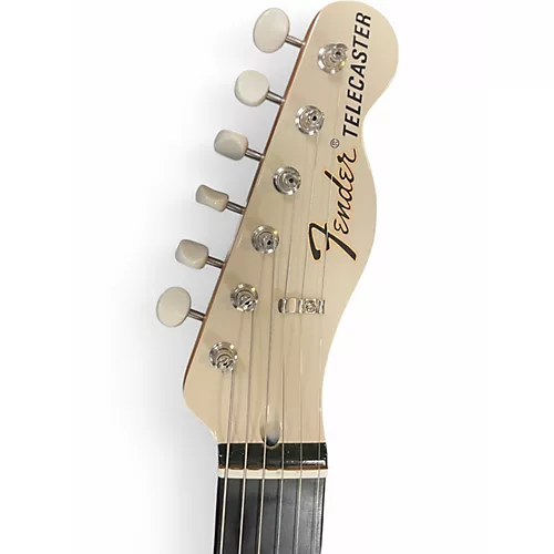 Used Fender GOLD FOIL TELECASTER TRANS WHITE Solid Body Electric Guitar TRANS WHITE