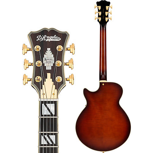 D'Angelico Excel SS Soho Hollowbody Electric Guitar Amaretto Burst