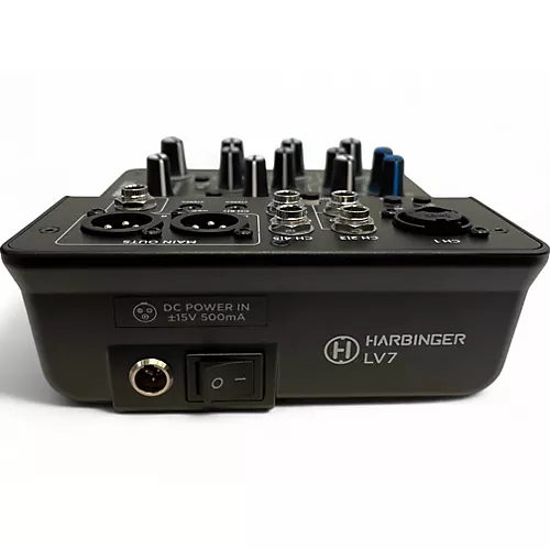 Used Harbinger LV7 7-Channel Analog Mixer With Bluetooth Powered Mixer