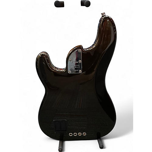 Used 2024 Fender American Ultra II Precision Bass Texas Tea Electric Bass Guitar Texas Tea