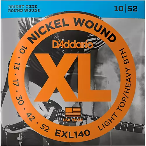 D'Addario EXL140 Nickel Light Top/Heavy Bottom Electric Guitar Strings