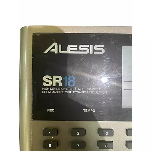 Used Alesis SR18 Drum Machine