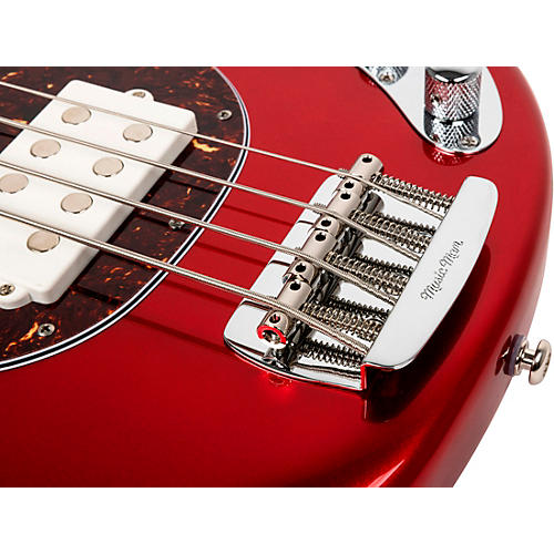 Ernie Ball Music Man StingRay Special H Electric Bass Guitar Black and Chrome