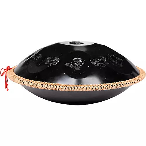 X8 Drums Zodiac Constellation Handpan With Bag and Stand 22 in. Black