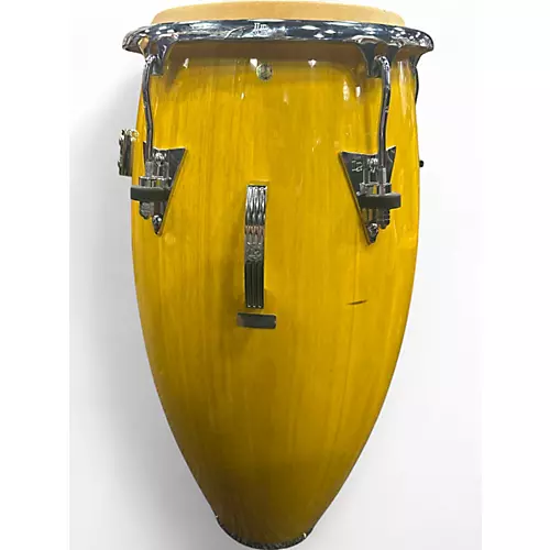 Used LP Santana Africa Speaks Conga 12.50 in. Yellow Lacquer Conga