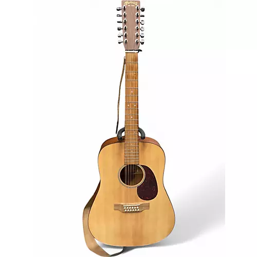 Used Martin DM12 mAHOGANY NATURAL 12 String Acoustic Guitar mAHOGANY NATURAL