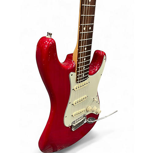 Used Fender American Standard Stratocaster red Solid Body Electric Guitar red