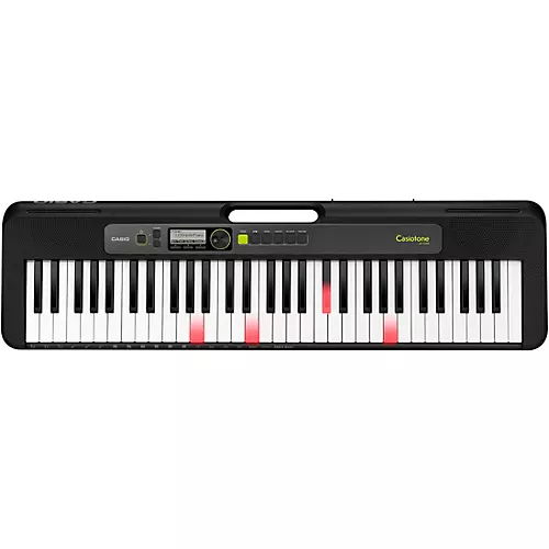 Casio Casiotone LK-S250 Lighted 61-Key Digital Keyboard Essentials Bundle Black