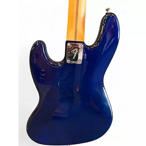 Used Fender player ii Jazz Bass plus top denim blue burst Electric Bass Guitar denim blue burst