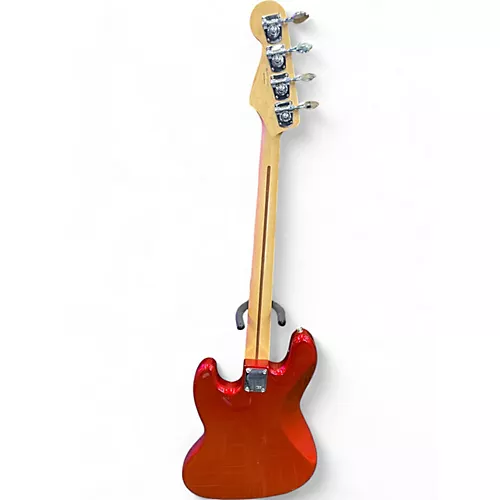Used Fender Standard Jazz Bass RED Electric Bass Guitar RED