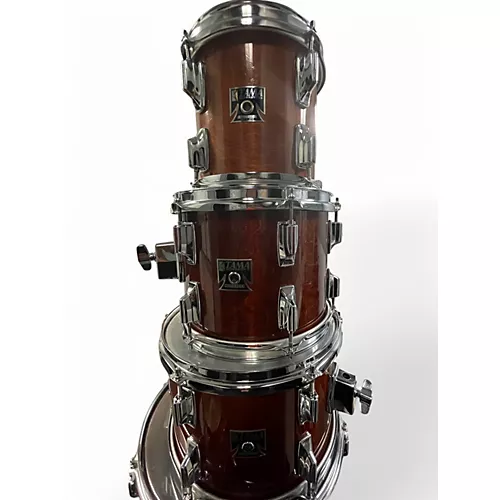 Used TAMA 6 Piece 50 anniversary Superstar Cherry wine Drum Kit Cherry wine