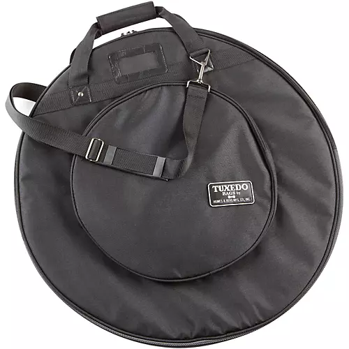 Humes & Berg Tuxedo Cymbal Bag with Shoulder Strap Black 22 in.