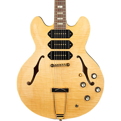 Gibson Custom M2M 1964 ES-335 Figured P-90 VOS Semi-Hollow Electric Guitar Transparent Cherry