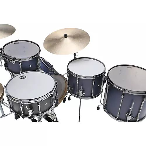 TAMA Superstar Hyper-Drive Duo 4-Piece Shell Pack Satin Blue Vertical Stripe